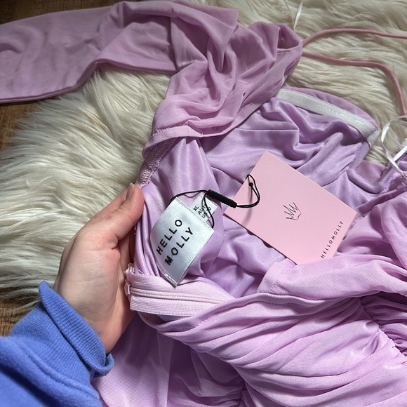 HELLO MOLLY That Girl Goals Dress In Lilac - Picture 10 of 10
